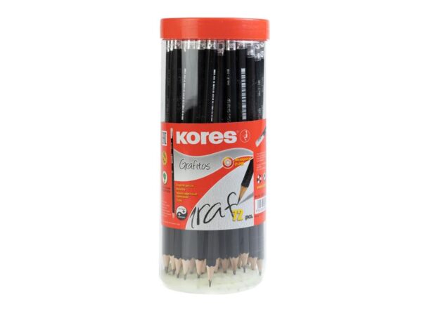 Kores Bleistift Grafitos HB 3 mm, 6 eckig (72 Stück)
