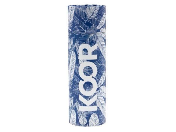 KOOR Trinkflasche / Thermosflasche - Blue Feather (500 ml)