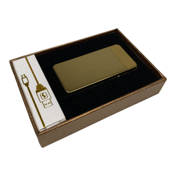 USB Feuerzeug - Hochglanz gold