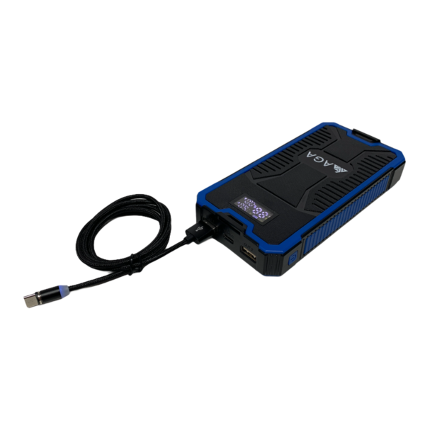 Magnetisches USB-Kabel (1M/schwarz) - USB-C oder iPhone Lightning