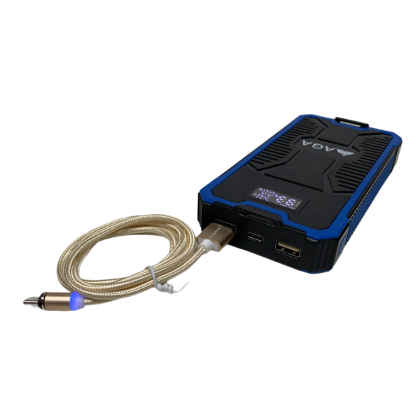 Magnetisches USB-Kabel (1M/gold) - USB-C oder iPhone Lightning