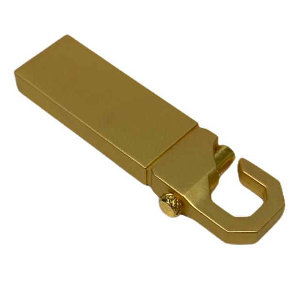 USB-Stick Schlüsselanhänger (gold)