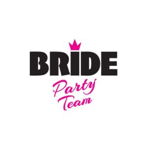 Bügelmotiv - BRIDE PARTY TEAM