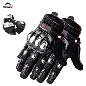 WOSAWE Tactical Full Finger Cycling Gloves Non-Slip Glove For Outdoor Sports Hunting Camping